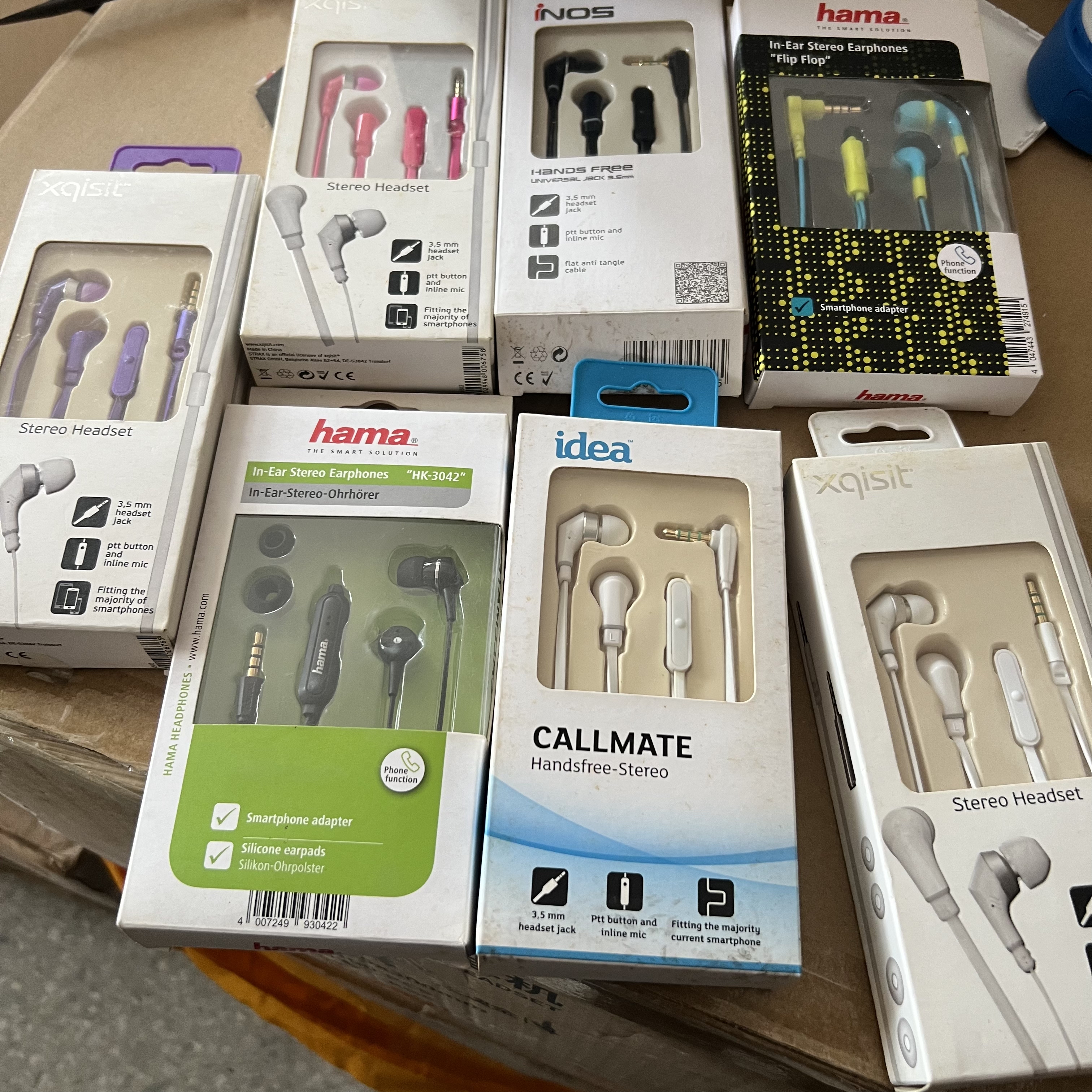 福利品 清仓特价 手机耳机入耳式配机耳塞音质好 3.5mm插头4节