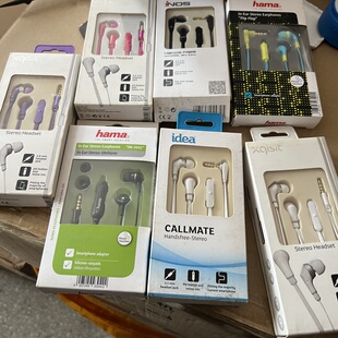 福利品 清仓特价 手机耳机入耳式配机耳塞音质好 3.5mm插头4节