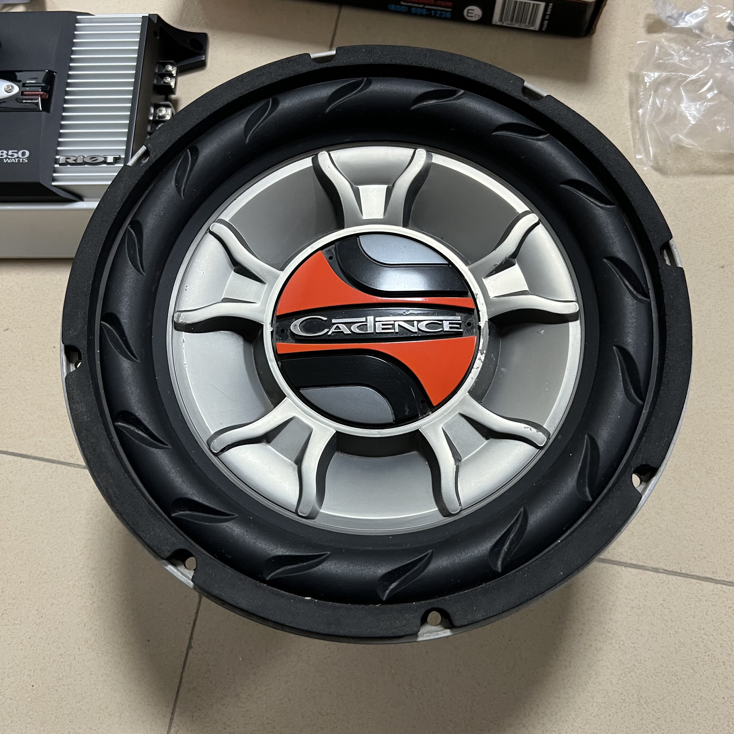台湾工厂 孤品单个的汽车音响喇叭重低音炮喇叭12寸cadence铝架