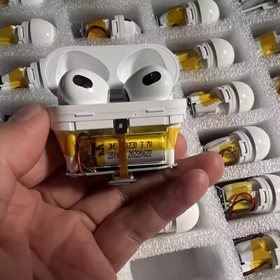 【请勿乱拍】水果4代款华强北TWS蓝牙耳机带无线充半成品不包好坏