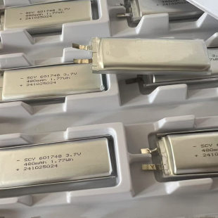 软包聚合物锂电池3.7V 480mah蓝牙音箱TWS充电仓电池规格601748