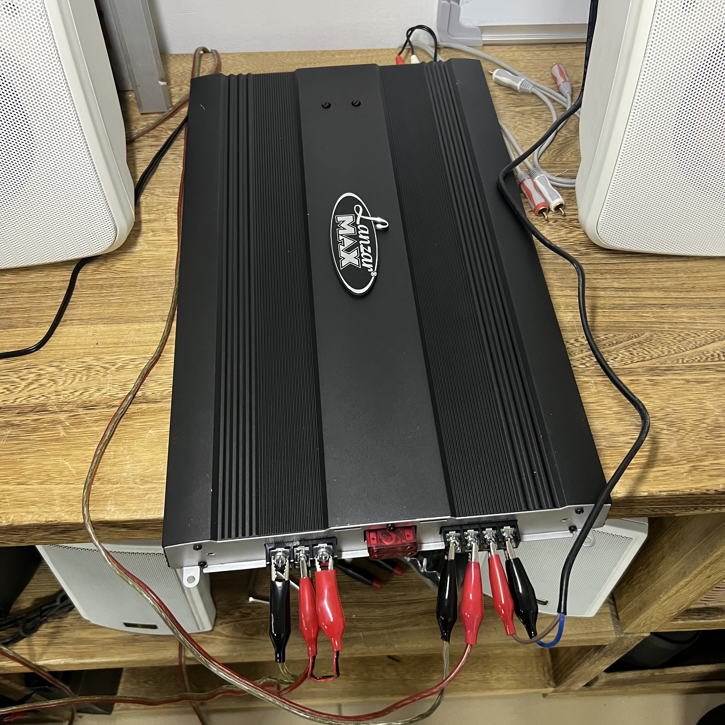 美国Lanzar汽车功放a/b类功放汽车音响改装升级2路4000W重低音