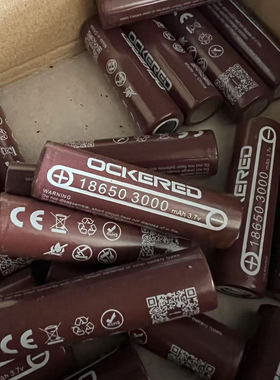OCKERED全新BAK比克18650锂电池2000mAh3.7v平头大容量3C动力电池