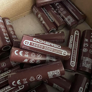 OCKERED全新BAK比克18650锂电池2000mAh3.7v平头大容量3C动力电池
