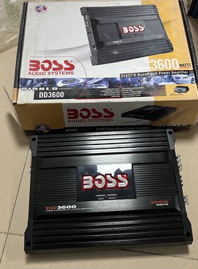 美国BOSS汽车功放音响改装升级D类数字功放1路3600W重低音