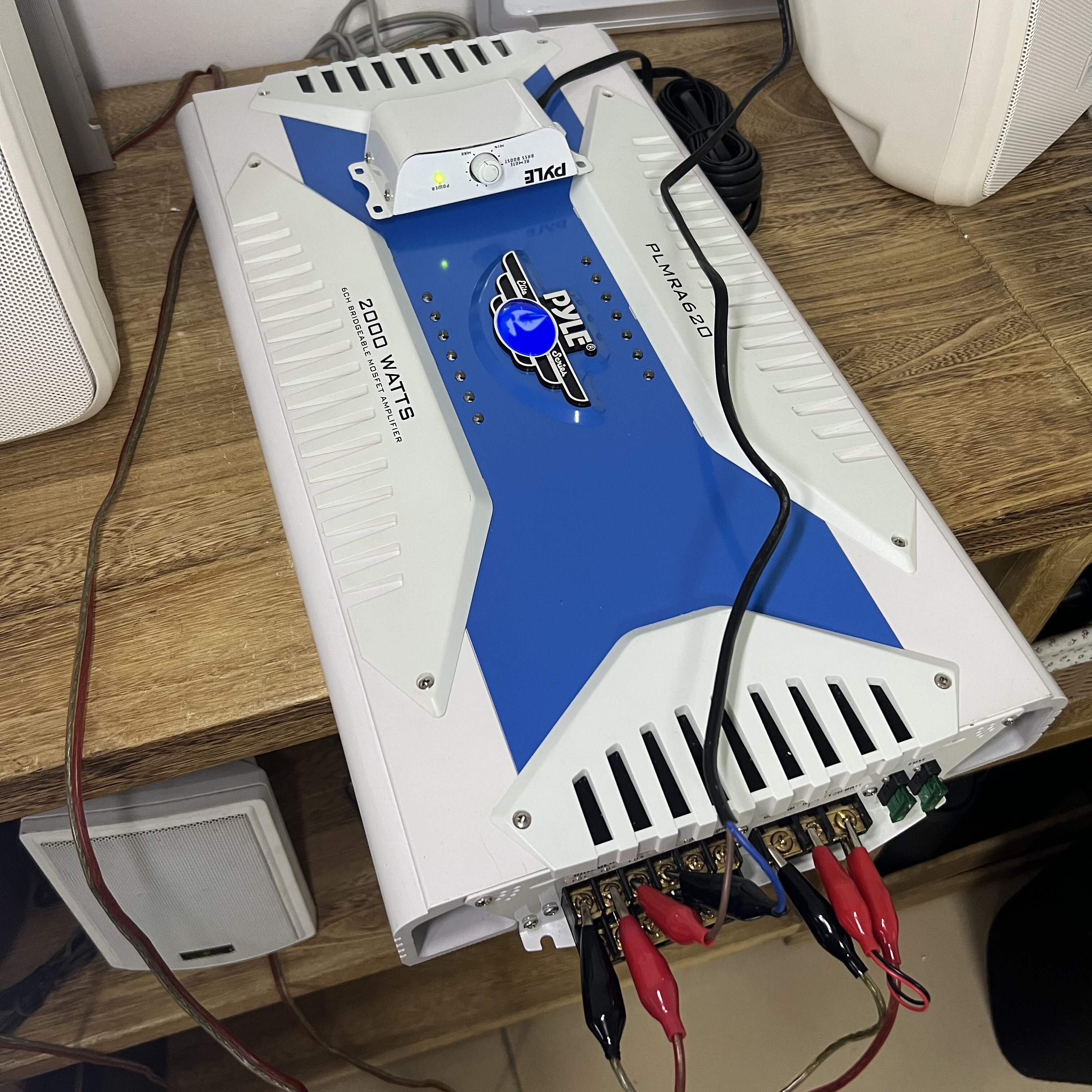 美国PYLE品牌游艇 汽车功放AB类功放汽车音响改装升级6声道2000W