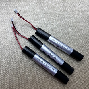 玩具水枪风扇马达的电池组14500串联锂电池7.4V带保护板800MAH