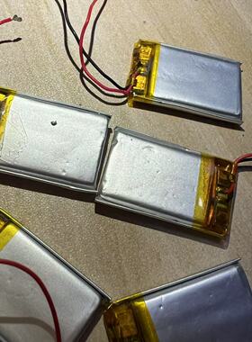 拆机的3.7V带保护电路聚合物电芯可充电锂电池180mAh规格402030