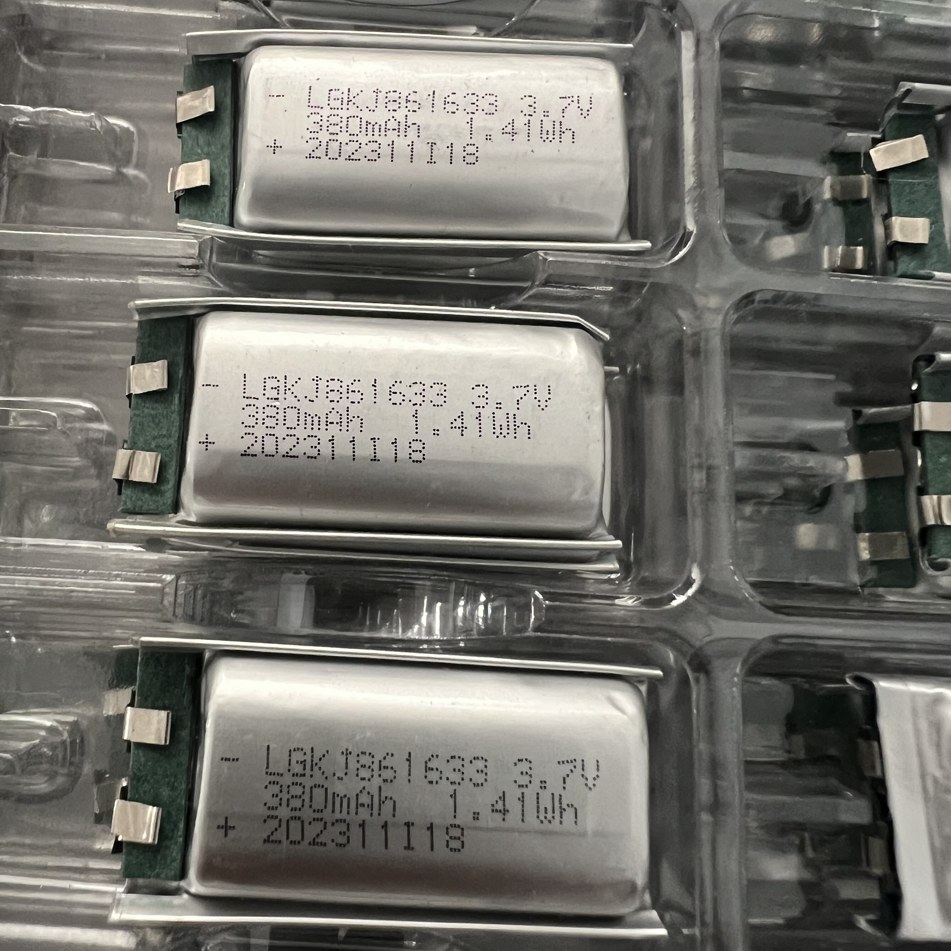 高倍率放电3.7V纯钴聚合物锂电池专用雾化器电池380mah电池861633