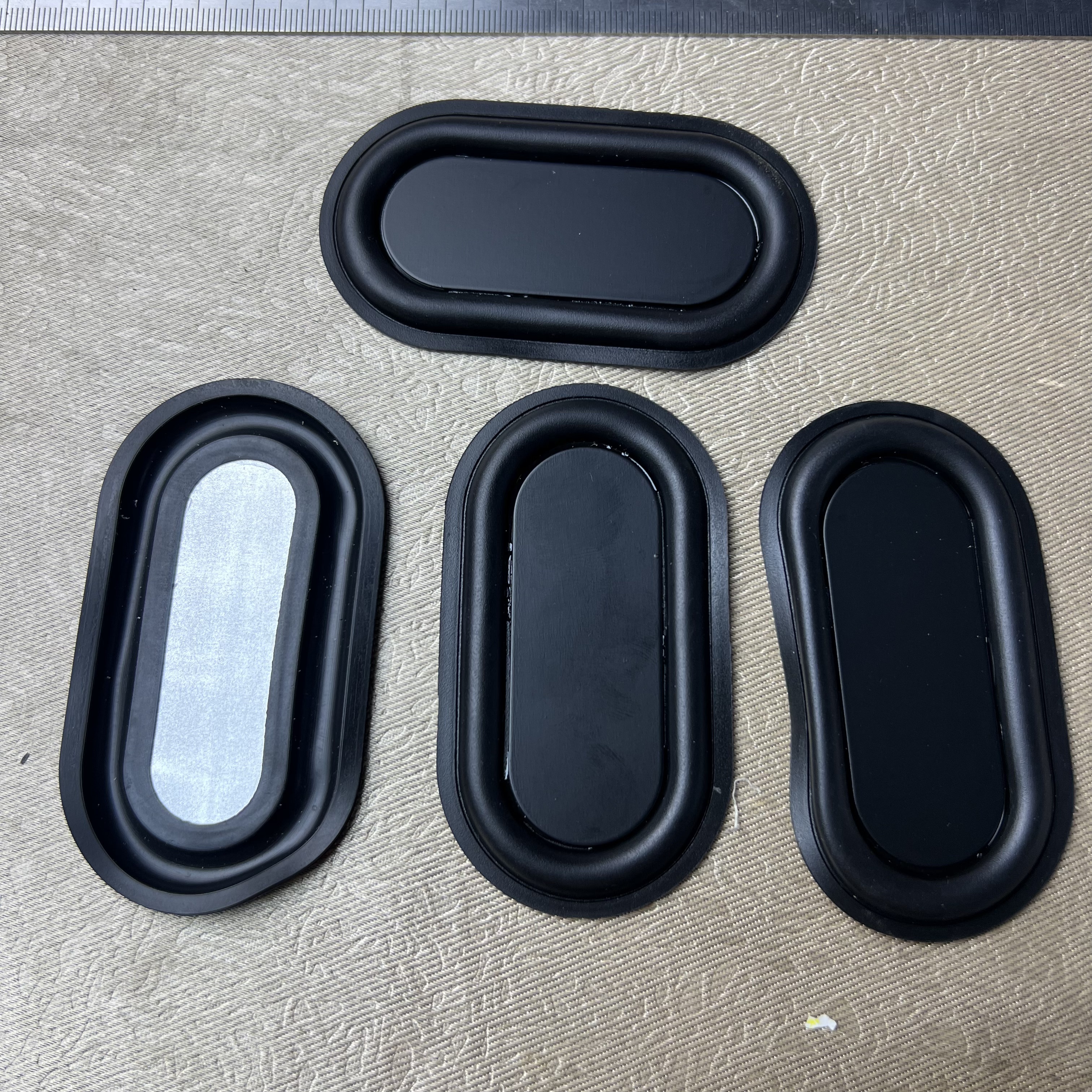 5090跑道形低音振膜无源辐射器被动板47*88MM椭圆低频辅助共震片