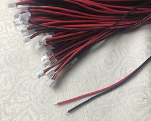 PH 2.0MM电子线端子线单头彩排线连接线2位 长30CM