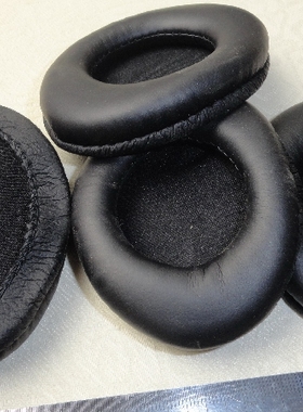 电脑耳麦椭圆形耳机海绵套6cm*8cm 通用耳机适用60*80mm耳机海棉