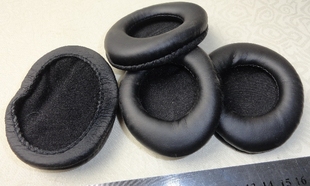 80mm耳机海棉 通用耳机适用60 电脑耳麦椭圆形耳机海绵套6cm 8cm