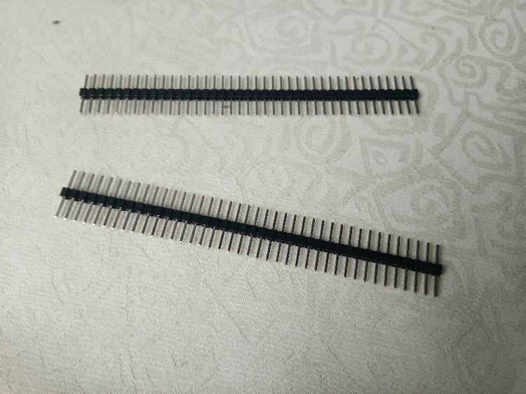 1*40P 2.54MM 单排针 单排插针 插座 弯头和直头 鼠标键盘配件