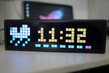 Matrix像素风物联网天气时钟 b站粉丝显示器 esp8266 非awtrix