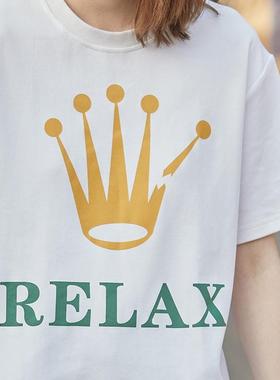 HOWL Evergreen劳力士短袖T恤女潮