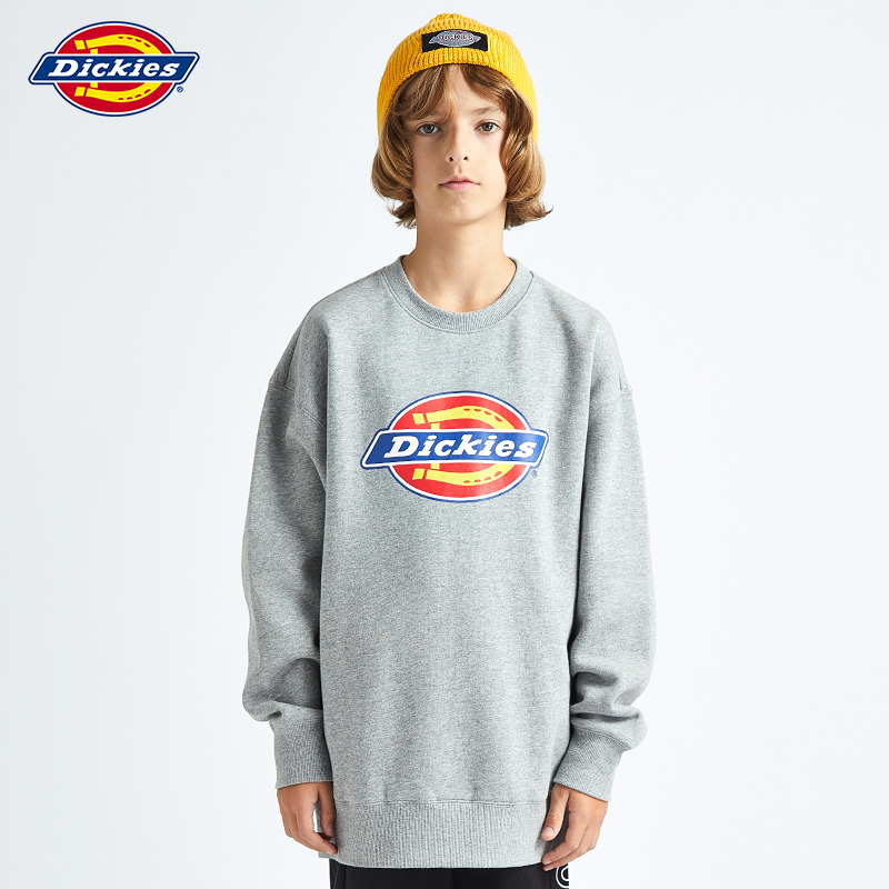 dickies童装彩色加厚抓绒卫衣