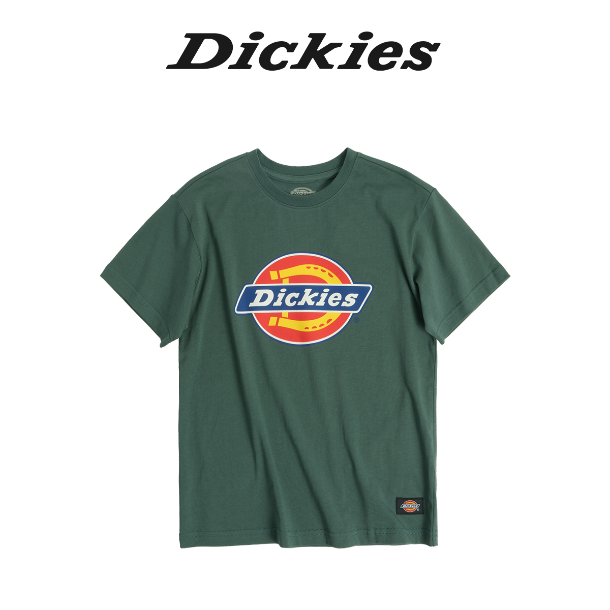 Dickies童装彩标印花儿童短袖T