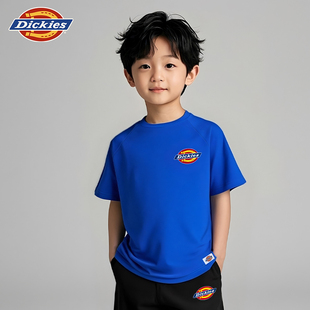 T恤男童女童纯棉宽松圆领上衣 儿童短袖 Dickies童装 2025清仓夏季