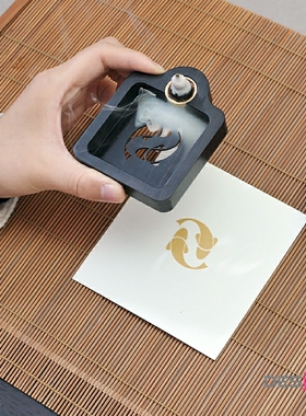 WEIS唯诗一池烟云观烟香印倒流香炉创意摆件家用流香炉倒流香礼品