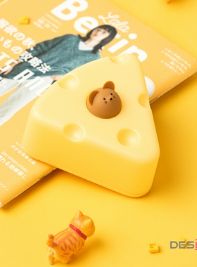 半点创意 奶酪趣味夜灯卧室婴儿睡眠可爱充电式不插电伴睡灯