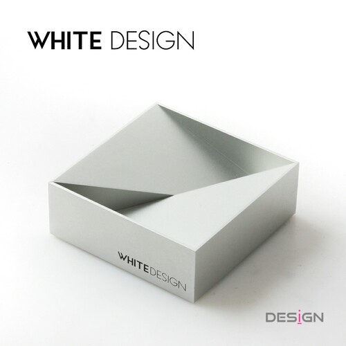 建筑感铝合金烟灰缸高端