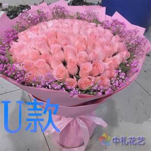 生日祝寿白玫瑰江西九江花店送花湖口县彭泽县瑞昌市同城鲜花速递