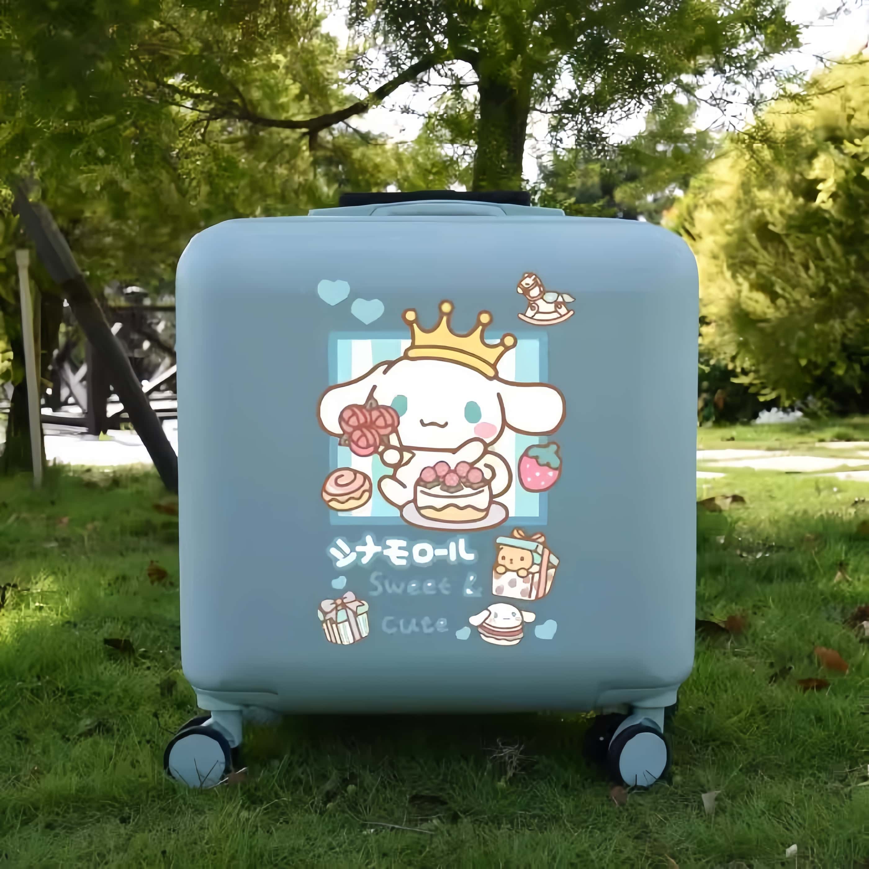 卡通可爱小熊行李箱贴纸