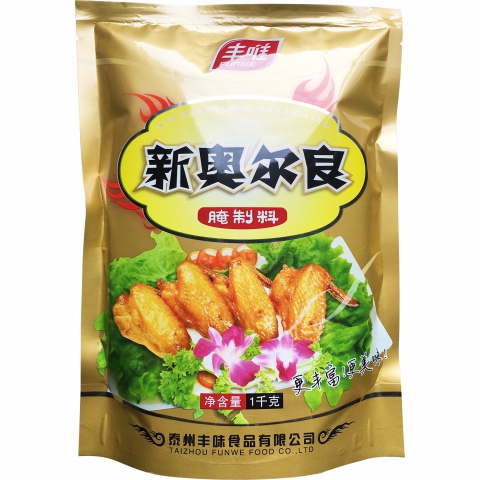 丰唯新奥尔良烤翅腌制料1kg整箱20袋烤鸡锁骨商用申味烧烤粉丰味-封面