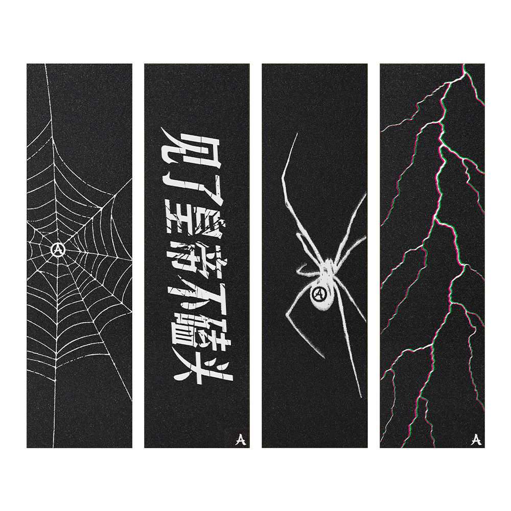 ANTIFACE滑板砂纸反脸滑板蜘蛛网