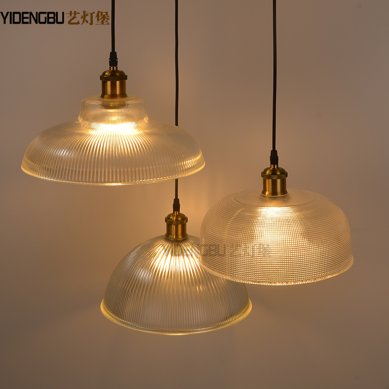 北欧玻璃吊灯创意咖啡厅吧台个性工业风复古奶茶店铺餐桌小吊灯饰