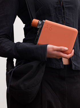 【memobottle A6套装】含硅胶套瓶盖创意扁平水壶水瓶纸张水杯