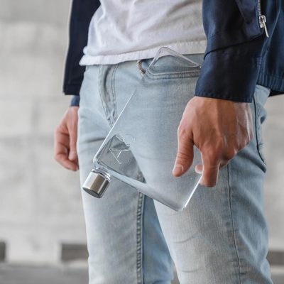 【memobottle Tritan A5】 创意扁平水壶 水瓶纸张水杯书型随手杯