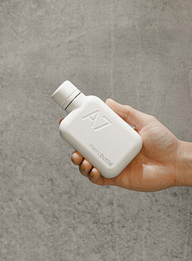 【memobottle 不锈钢-A7】金属扁平水壶 便携运动水杯随手杯 礼品