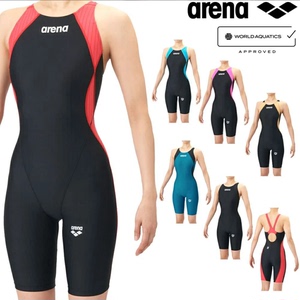 Arena阿瑞娜fina竞技连体泳衣大码女竞速训练健身游泳衣AS6SRC51L
