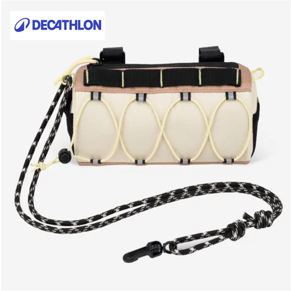 迪卡侬正品易装卸自行车车包便携车头包1L车龙头包8936255