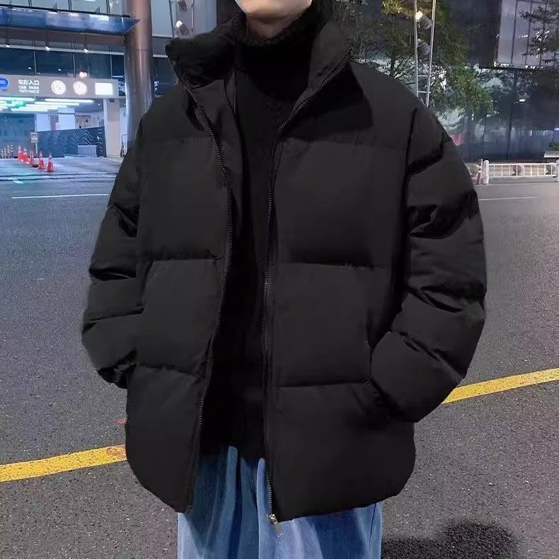 2025秋冬季新款棉衣男士小棉袄加厚情侣ins百搭棉服立领保暖外套