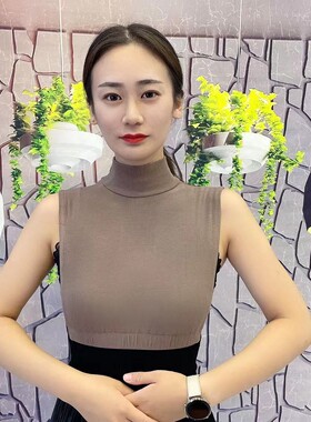 新款半高领保暖配饰假子女