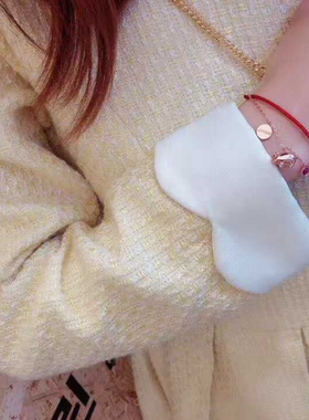 东大门纯银玫瑰金小猪双层手链