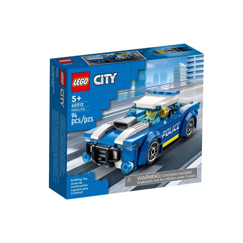 LEGO乐高60312城市系列警车男女孩拼装积木益智儿童玩具生日礼物