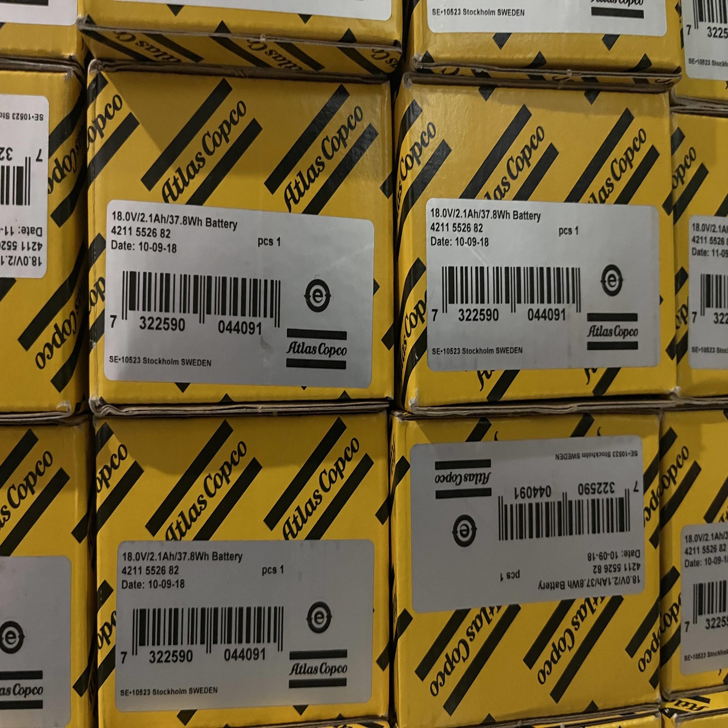 配件特价原装ATLAS COPCO阿特拉斯电动工具电池 18V 21Ah 42议价