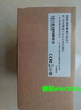 台湾 MOXA EDS-305-M-SC 工业以太网交换机 1光4电口议价$