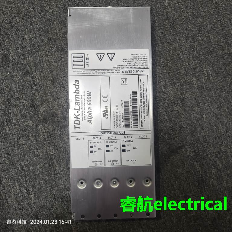 开关模块 Alpha 600W二手电源销售 H67027 CA600 12F 5B 5B现货议