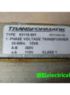 TRANSFORATIK 变压器 型号：63119-901 10VA 380V/110V议价*