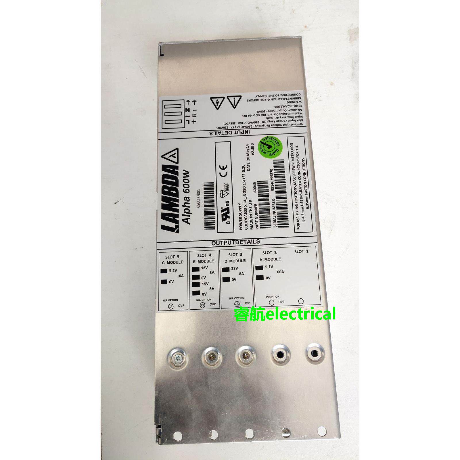 开关模块 Alpha 600W 电源拆机现货 J60045直拍 二手九成新议价$