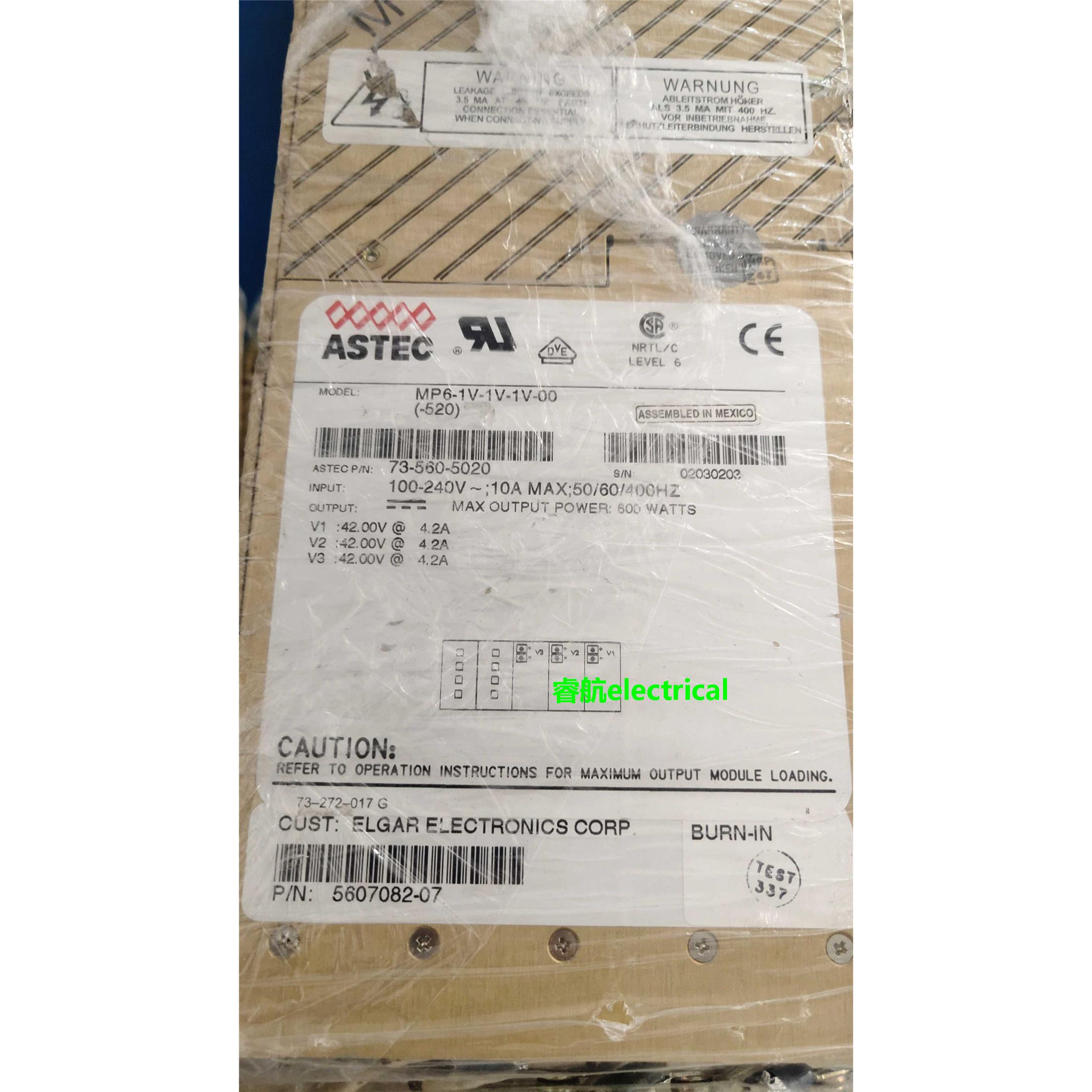 ASTEC MP6-1V-1V-1V-00 模块电源二手拆机 质量保证议价$