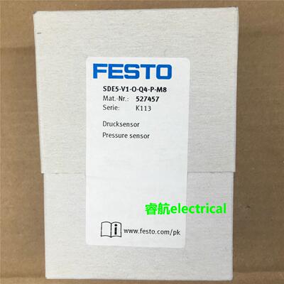 FESTO压力开关SDE5-V1-O-Q4-P-M8 527457 542890 527467 542891议