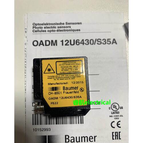 堡盟传感器 OADM 12U6430/S35A，全新高精度激光位移传感器 议价