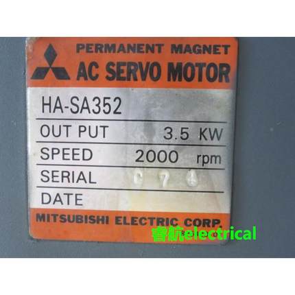 三菱伺服电机HA-SA352议价$