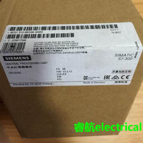 西门子S7-300 CPU313C模块64K内存6ES7313-5BG04/5BF04-0AB0/OABO